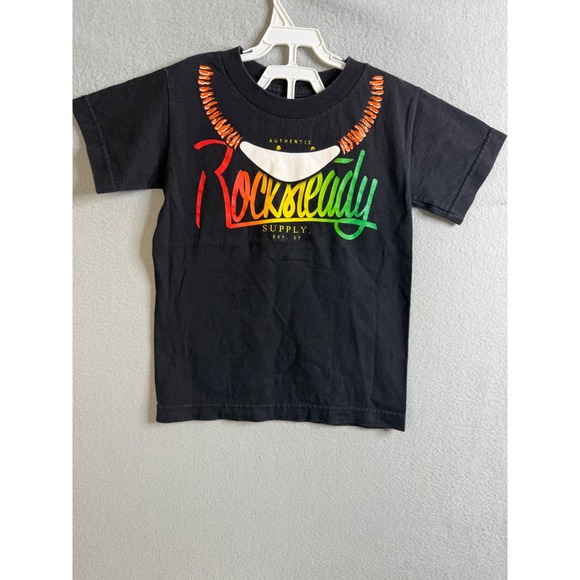 Rocksteady Supply Graphic Tee Boys 6 Short Sleeve Crew Neck T-Shirt - Picture 1 of 8
